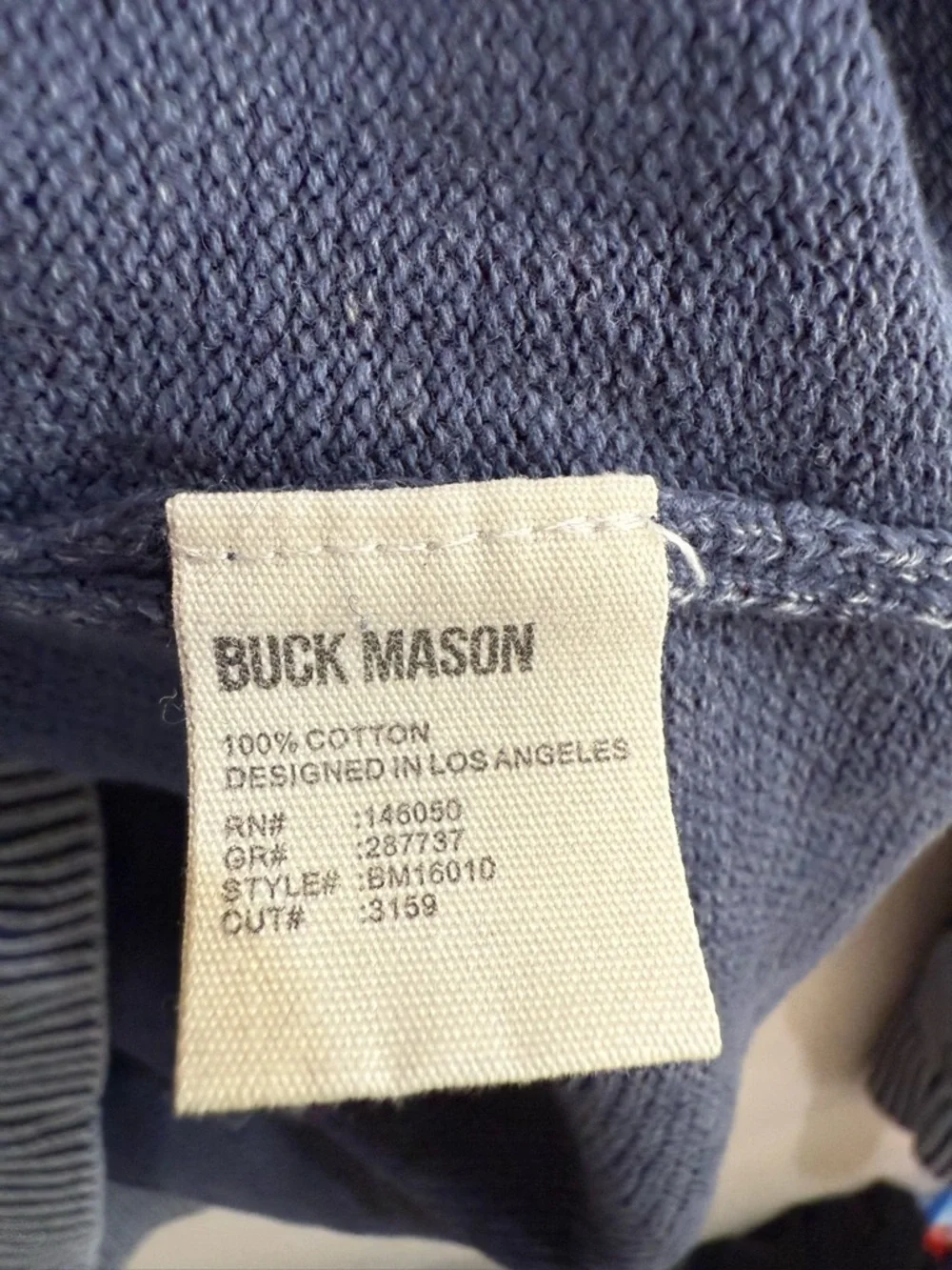 Buck Mason Light Blue Crewneck Sweater